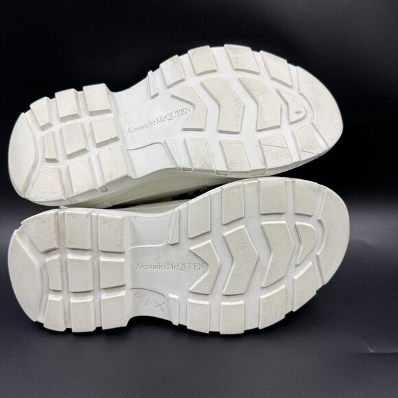 Alexander McQueen Low-TopThread Slick Sneakers White Women's 6.5 US (EU 36.5) - Picture 12 of 16